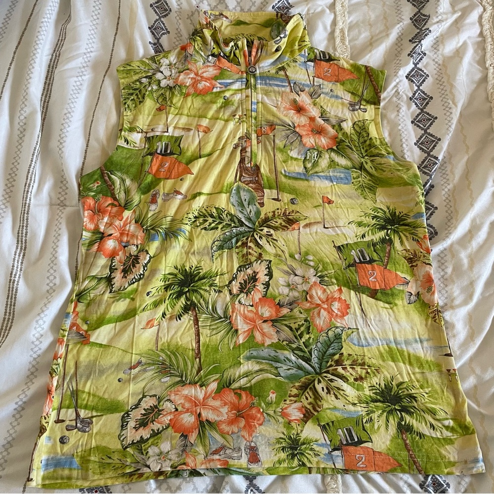 Vintage Masters Golf Fashion Sleeveless Top
